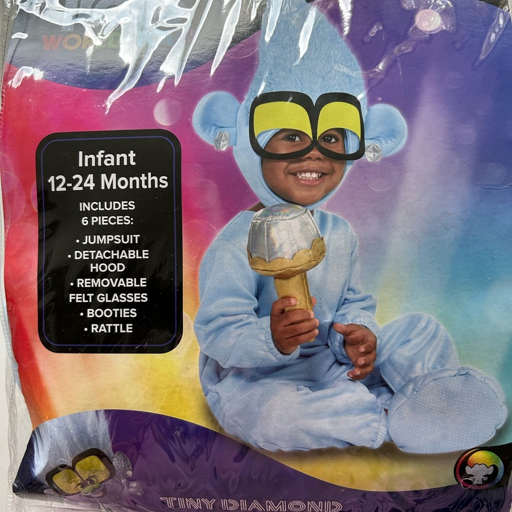 Trolls Tiny Diamond Infant Costume Set